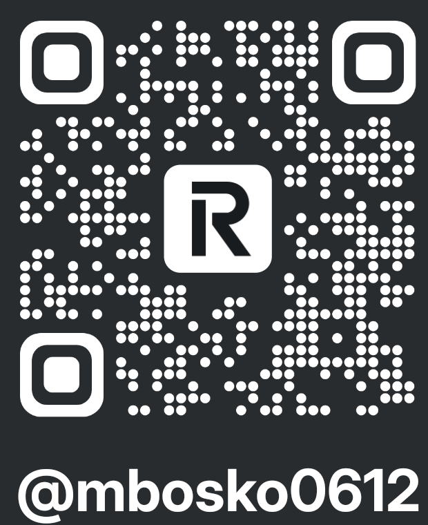Revolut QR code for @mbosko0612